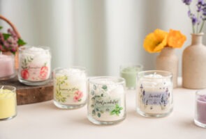 Vegetable wax candles